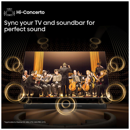 Hisense 5.1.4Ch Soundbar with Wireless Subwoofer