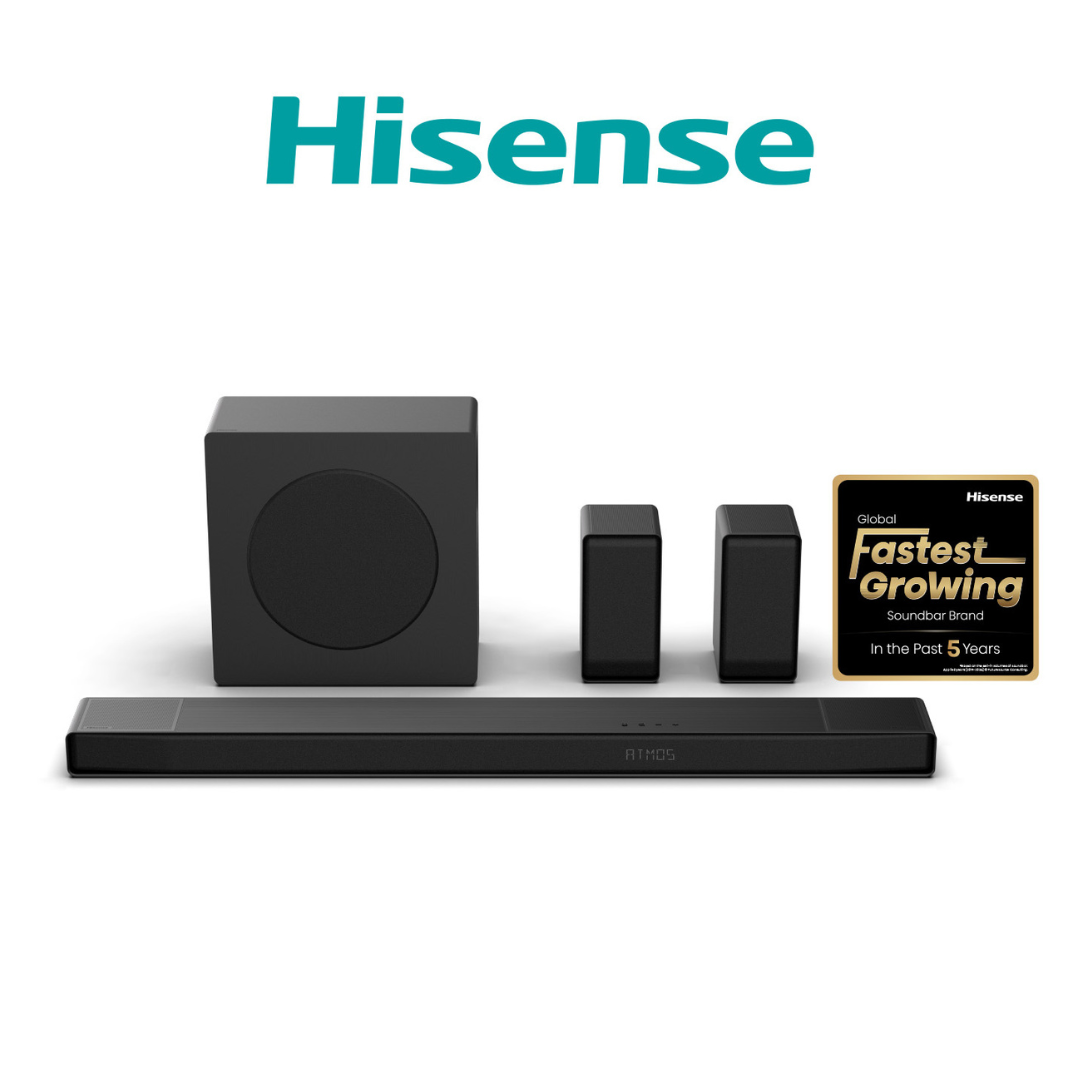 Hisense 5.1.4Ch Soundbar with Wireless Subwoofer