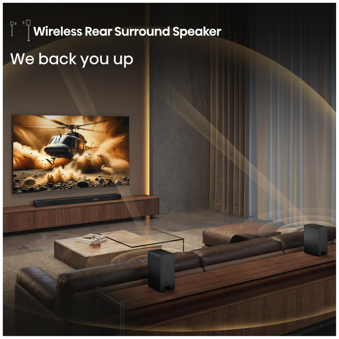 Hisense 5.1.4Ch Soundbar with Wireless Subwoofer