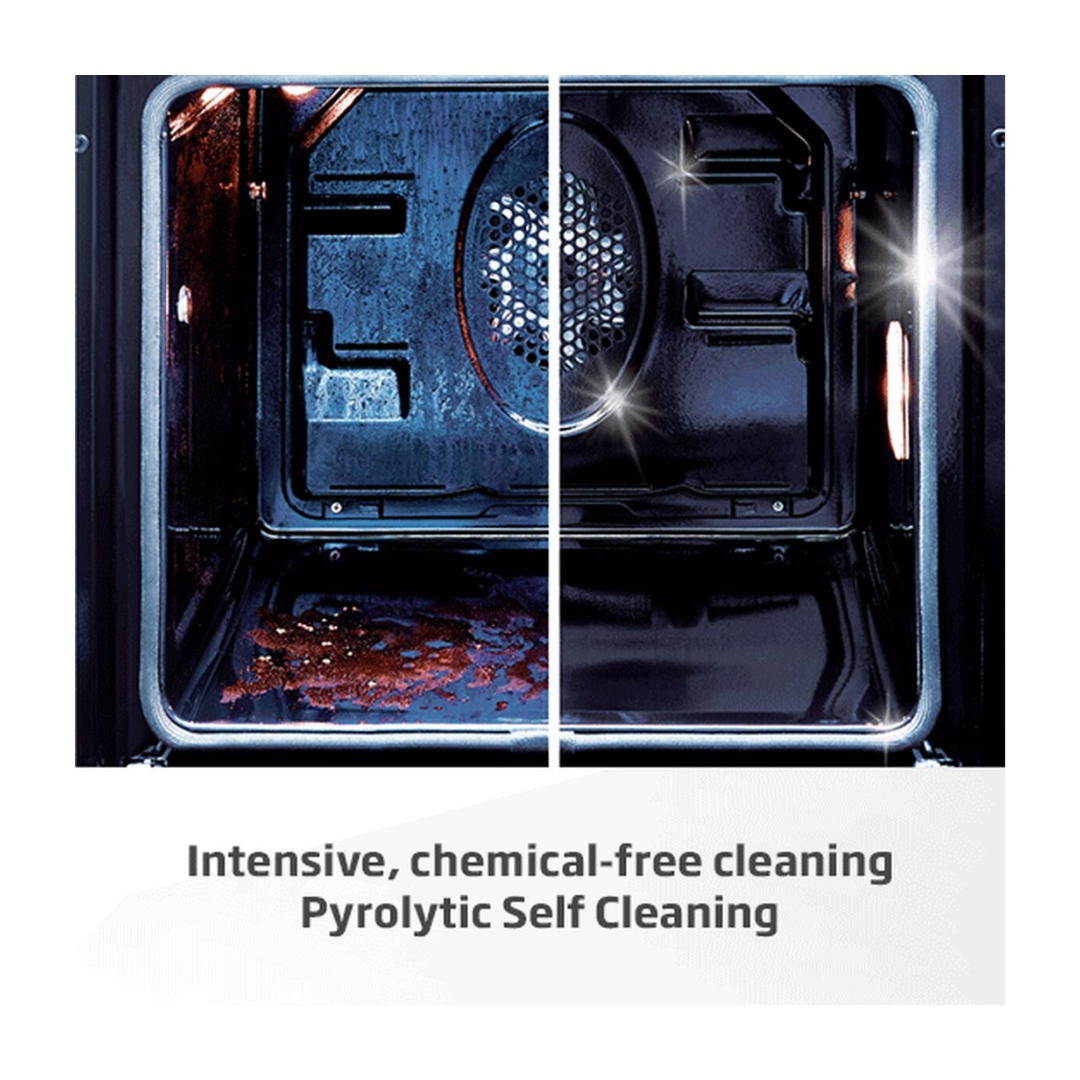 Beko 60cm Pyrolytic Oven with Steam, AirFry & Pyrolytic Cleaning