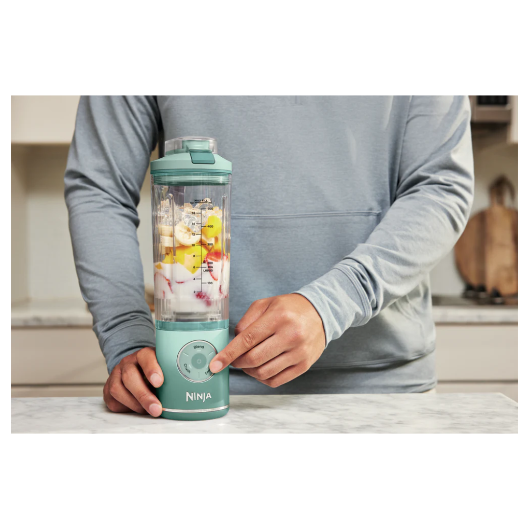 Ninja Blast Max Cordless Portable Blender Sea Glass