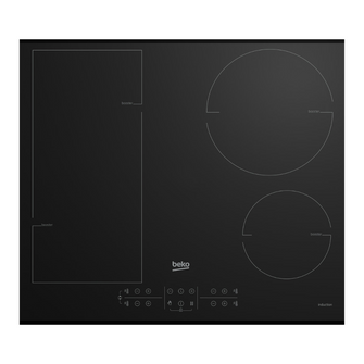 Beko 60cm 4 zone induction cooktop