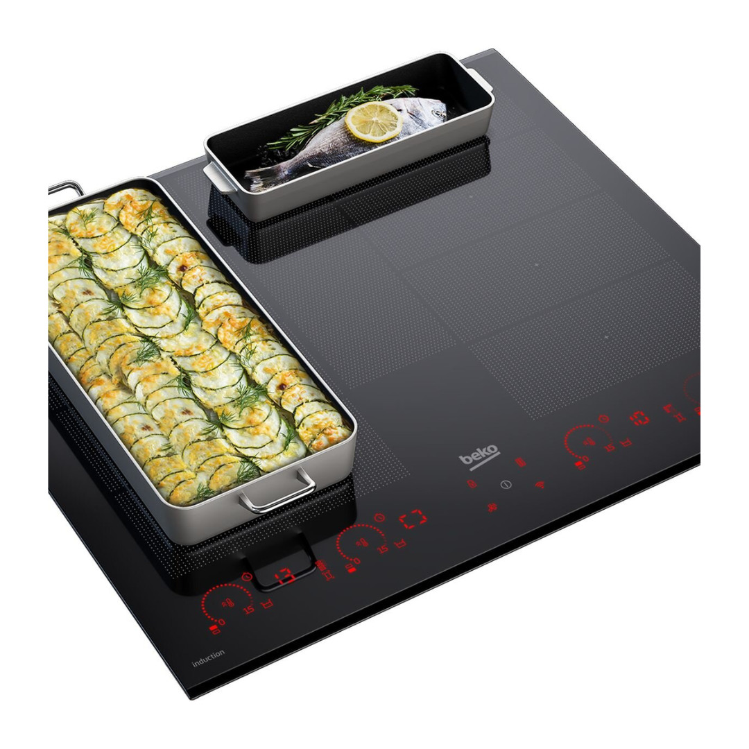 Beko 90m 6 zones Induction Cooktop with luminous controls
