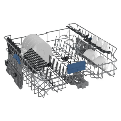 Beko 60cm 16 Place Setting Freestanding Dishwasher with Autodosing Dark Stainless
