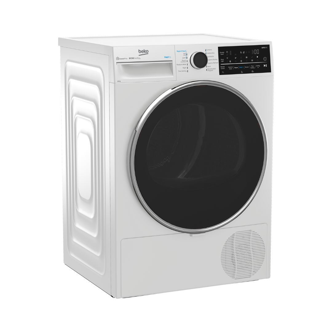 Beko 10kg Hybrid Heat Pump Dryer with Steam and Wi-Fi