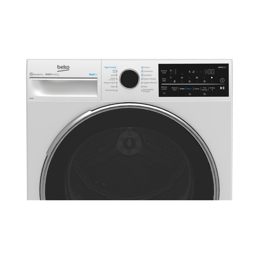 Beko 10kg Hybrid Heat Pump Dryer with Steam and Wi-Fi