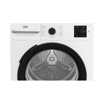 Beko 8kg Sensor Controlled Heat Pump Tumble Dryer with 8 Star Energy Rating