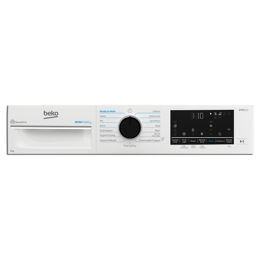 Beko 8kg Heat Pump Dryer with Steam and Wi-Fi