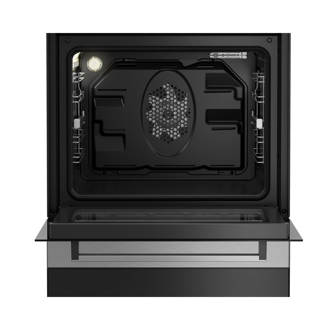 Beko 60cm Stainless Dual Fuel Upright Cooker - BFC60GMX image_2