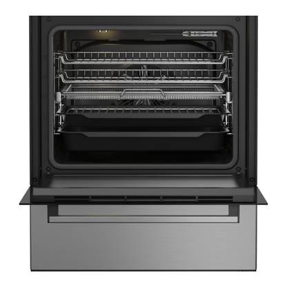 Beko 60cm Stainless Steel Freestanding Upright Cooker