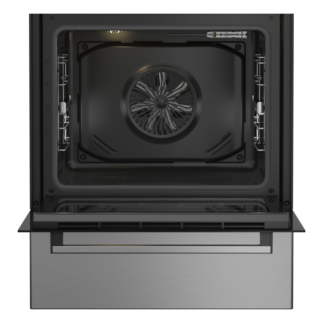 Beko 60cm Stainless Steel Freestanding Upright Cooker