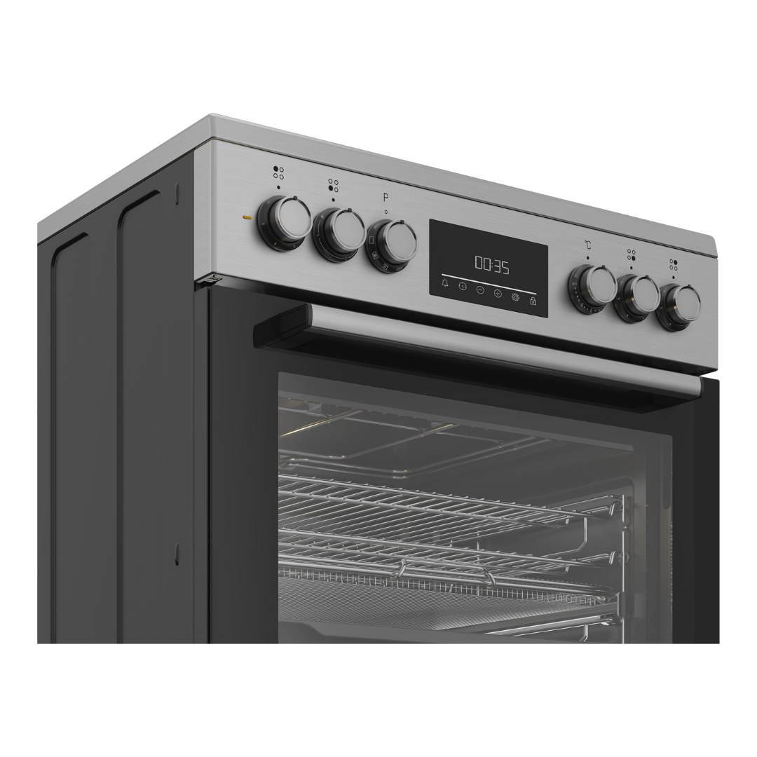 Beko 60cm Stainless Steel Freestanding Upright Cooker