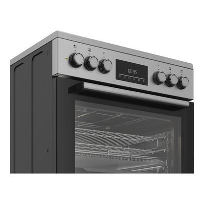 Beko 60cm Stainless Steel Freestanding Upright Cooker