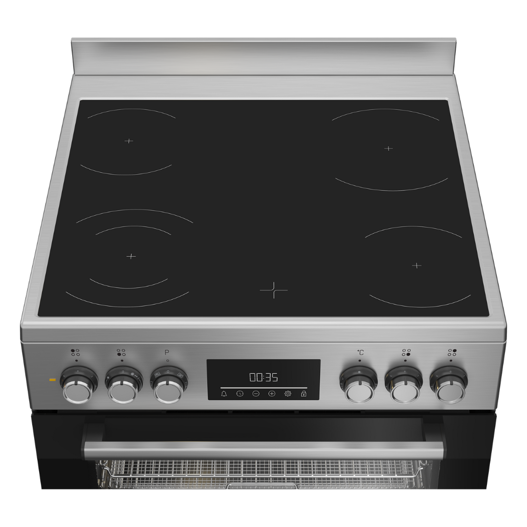 Beko 60cm Stainless Steel Freestanding Upright Cooker