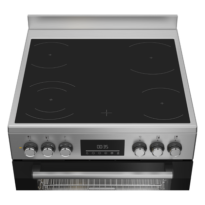 Beko 60cm Stainless Steel Freestanding Upright Cooker