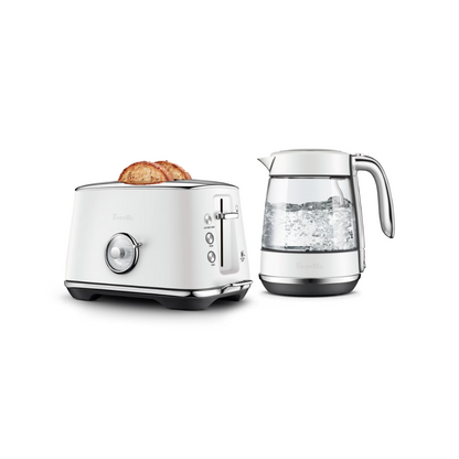 Breville The Crystal Luxe Duo Toaster & Kettle Breakfast Pack