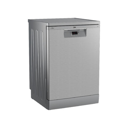 Beko 14 Place Settings Freestanding Dishwasher with Hygiene Intense Stainless Steel - BDFB1410X image_2