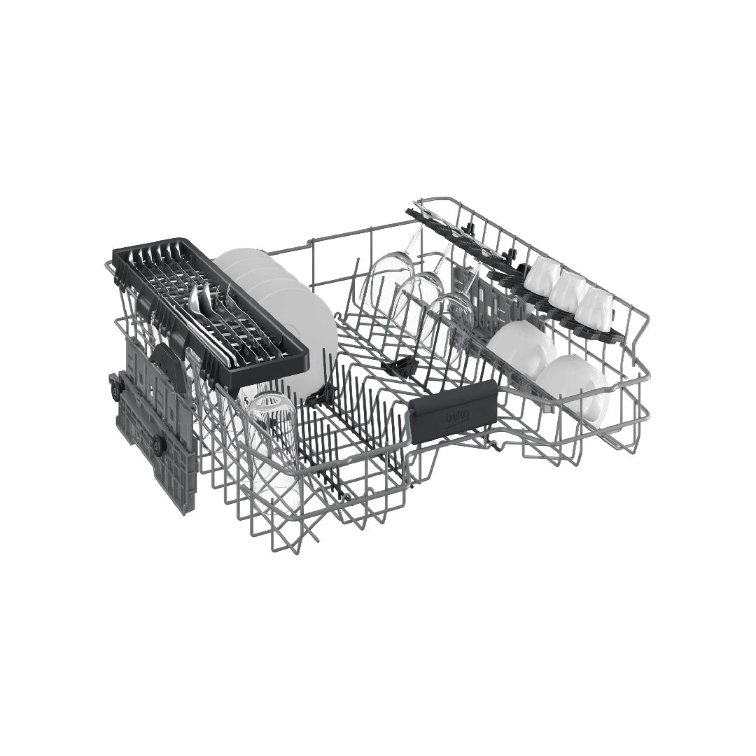 Beko 14 Place Settings Freestanding Dishwasher with Hygiene Intense White - BDFB1410W image_3