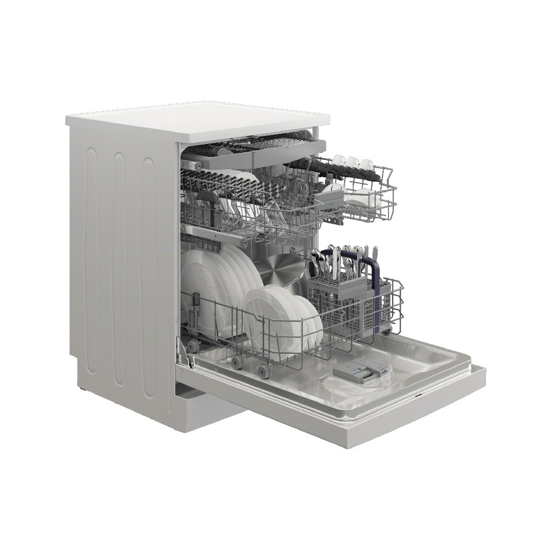 Beko 16 Place Setting with Hygiene Intense and Auto Open White ...