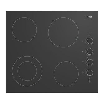 Beko 60cm 4 Zone Ceramic Cooktop - BCT601CG image_1