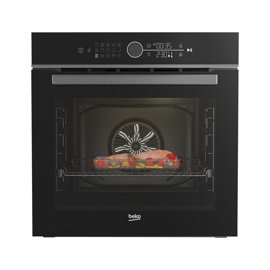 Beko 60cm Multifunction Pyrolytic Oven - BBO6852PDX image_2