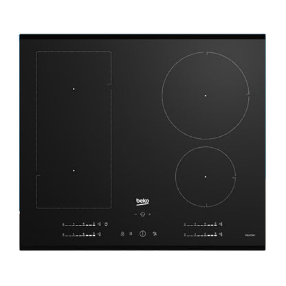Beko 60 cm Induction 4 Zone Cooktop including Indyflex Zone - BCT601IGN image_1
