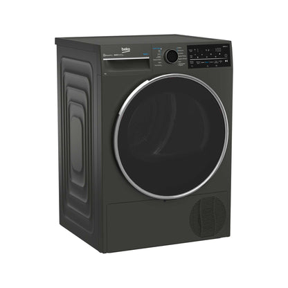 Beko 9kg Hybrid Heat Pump Tumble Dryer with Steam in Black - BDPB904HG image_3