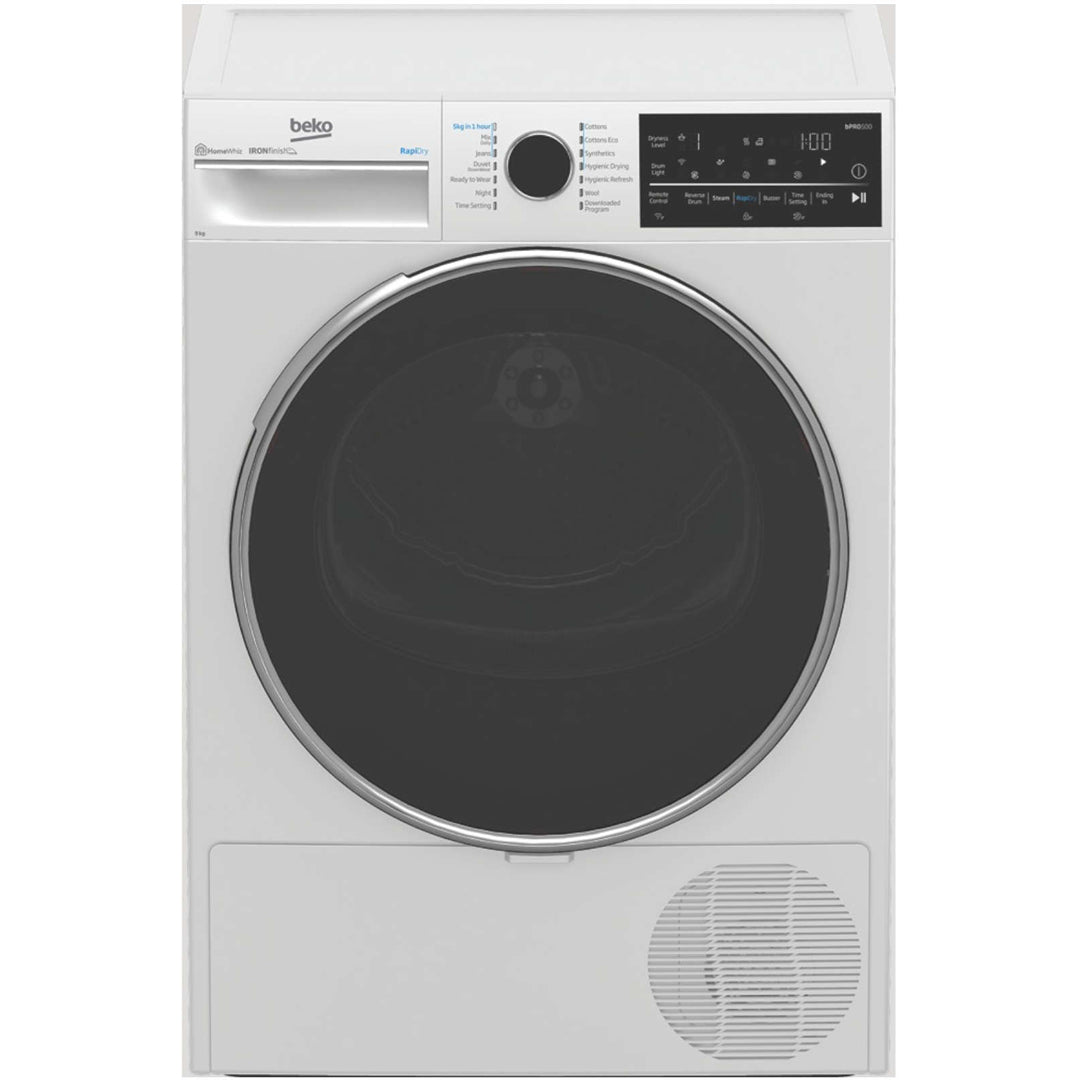 Beko 9kg Hybrid Heat Pump Tumble Dryer with Steam