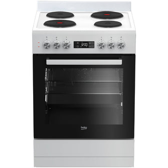 Beko 60cm Electric Upright Cooker - BFC60EMW1 image_1