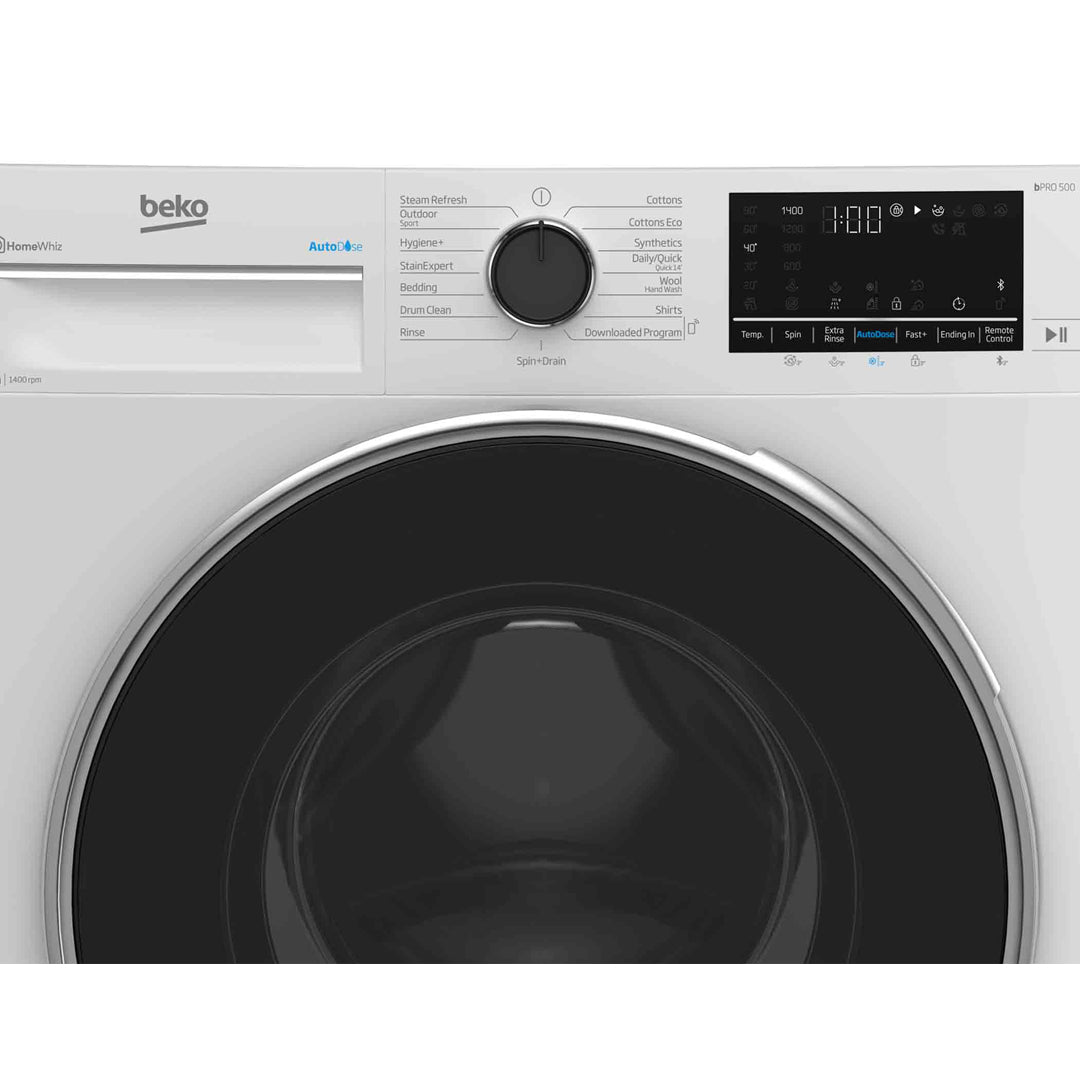 Beko 9 kg Autodose Washing Machine with Steam - BFLB902ADW image_3