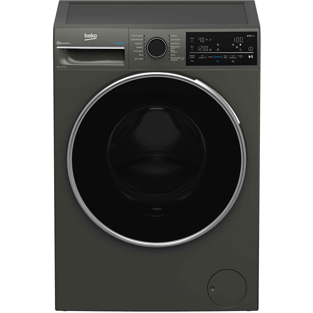 Beko 9 kg Autodose Wifi Connected Washing Machine with Steam - BFLB904ADG image_1