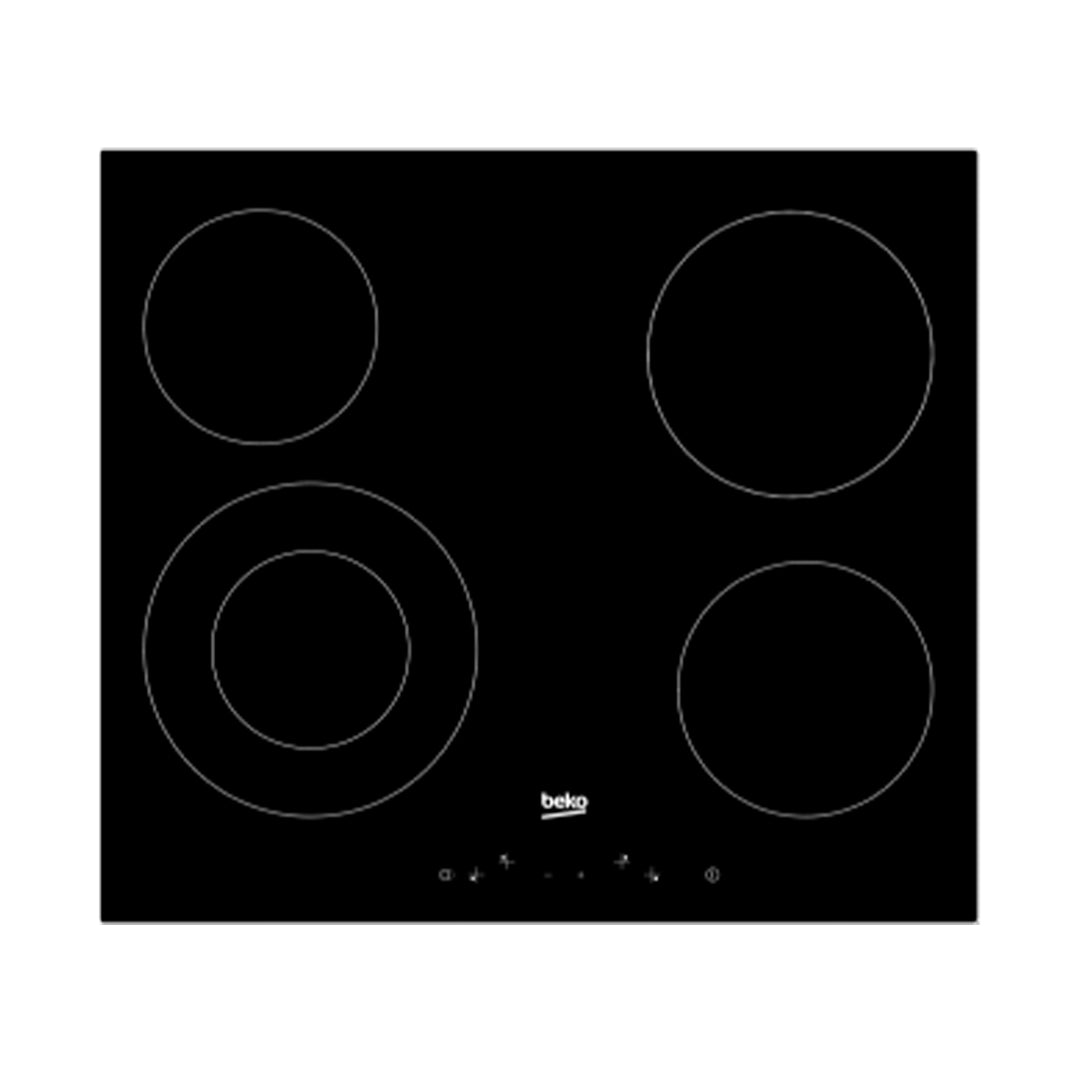 Beko 60cm Vitroceramic Touch Control Electric Cooktop - HIC644021 image_1