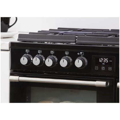 Belling Cookcentre Deluxe 90Cm Gas Through Glass Range Cooker In Black - BCC900GTGB image_2