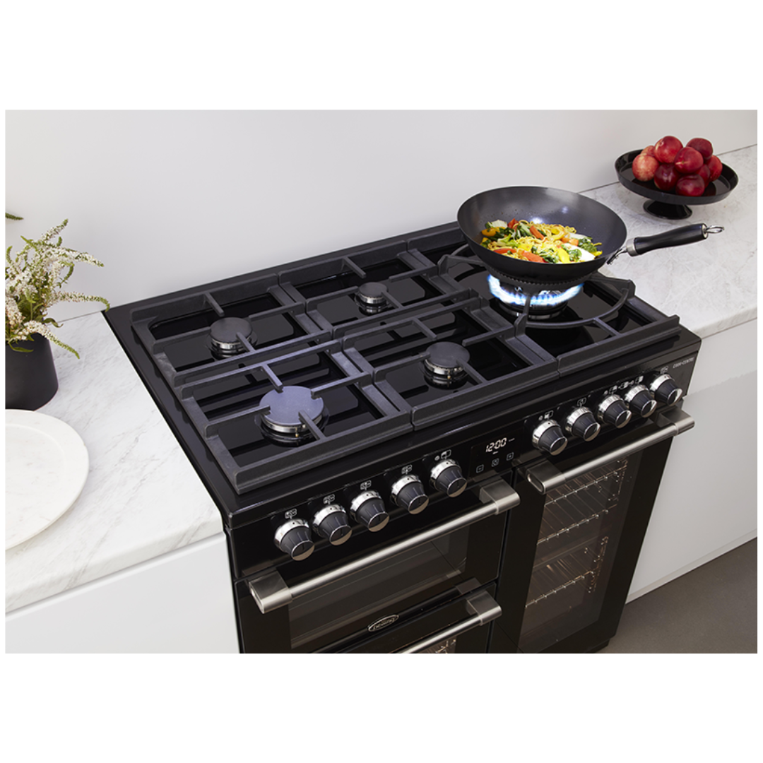 Belling Cookcentre Deluxe 90Cm Gas Through Glass Range Cooker In Black - BCC900GTGB image_14