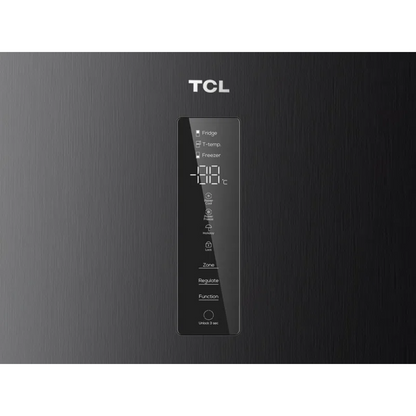 TCL 412L Bottom Mount Fridge Matte Black