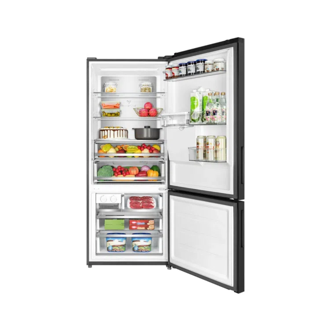 TCL 412L Bottom Mount Fridge Matte Black