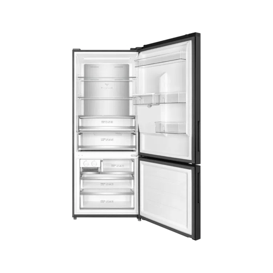 TCL 412L Bottom Mount Fridge Matte Black