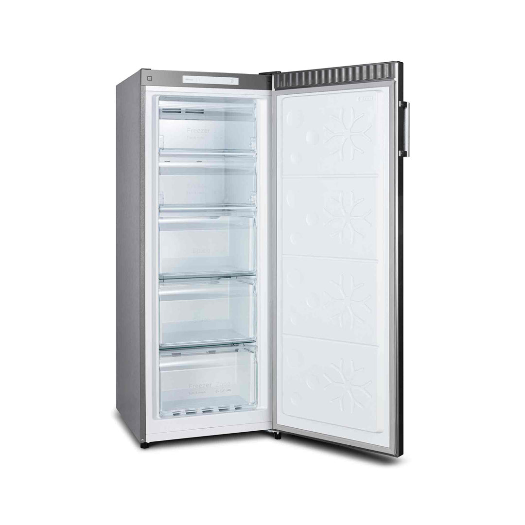 ChiQ 166L Upright Frost Free Freezer in Stainless Steel - CSF165NSS image_4