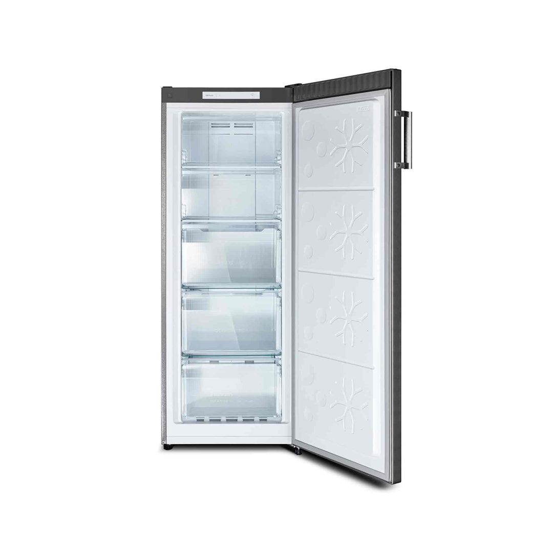 ChiQ 166L Upright Frost Free Freezer in Stainless Steel - CSF165NSS image_2
