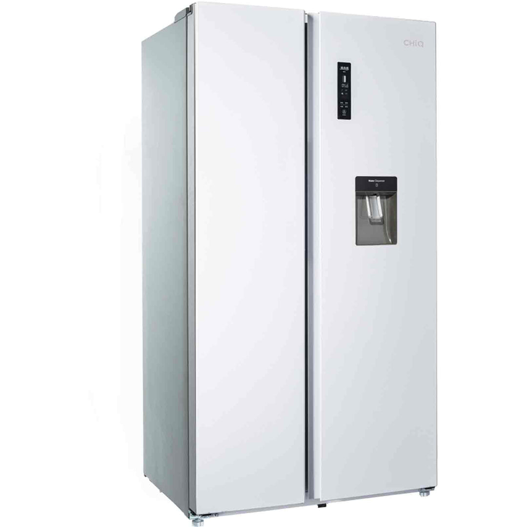 ChiQ 559L Side by Side Fridge in White - CSS559NWD image_3