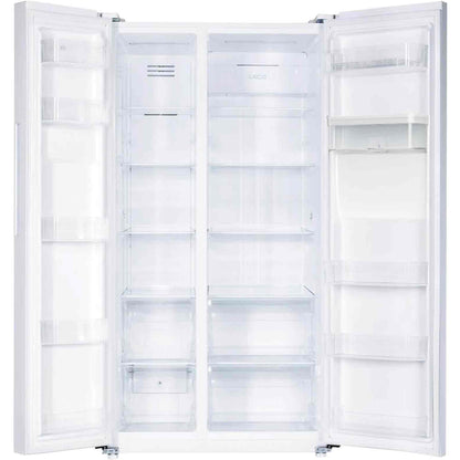 ChiQ 559L Side by Side Fridge in White - CSS559NWD image_2