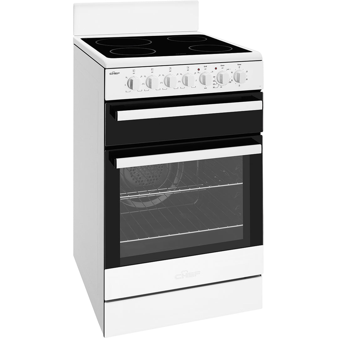 Chef 54cm Freestanding Fan Forced Electric Oven - CFE547WB image_1