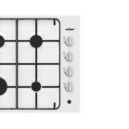 Chef 60cm Gas Cooktop in White - CHG642WC image_2