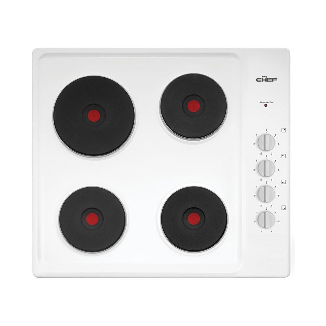 Chef 60cm 4 Zone Electric Solid Cooktop - CHS642WB image_1