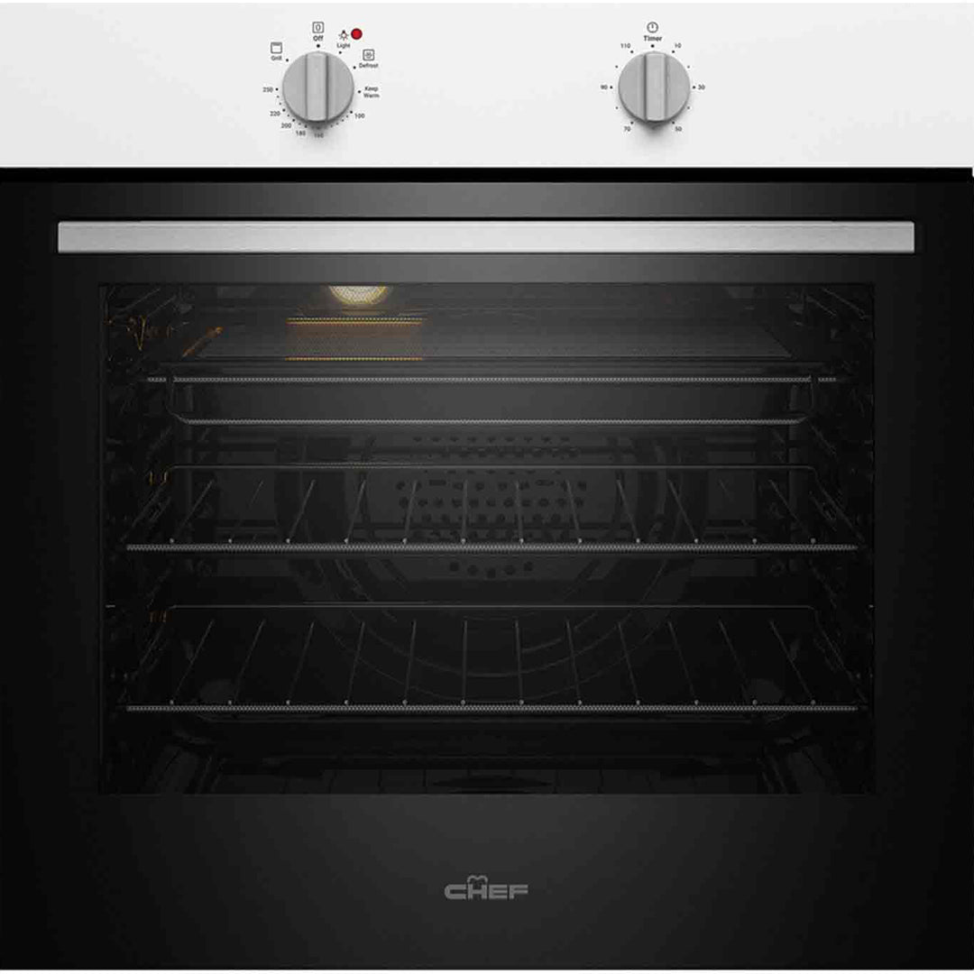 Chef 60cm Fan Forced Oven in White - CVE612WB image_1