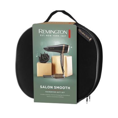 Remington Salon Smooth Hairdryer Gift Set