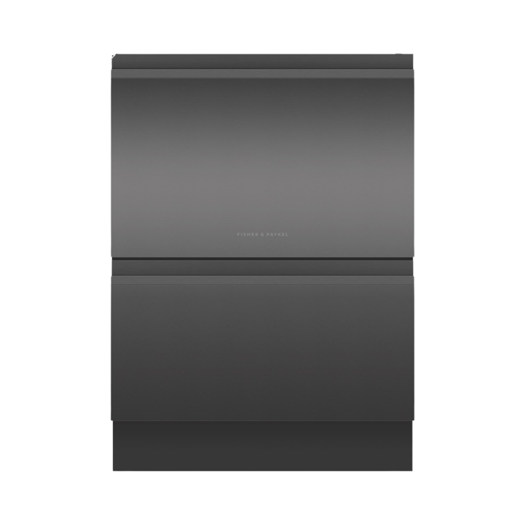 Fisher & Paykel Agency Built-Under Double DishDrawer Dishwasher Black Stainless Steel