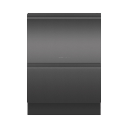 Fisher & Paykel Agency Built-Under Double DishDrawer Dishwasher Black Stainless Steel