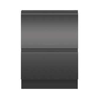 Fisher & Paykel Agency Built-Under Double DishDrawer Dishwasher Black Stainless Steel