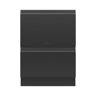 Fisher & Paykel Agency Built-Under Double DishDrawer Dishwasher Black Glass